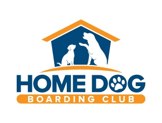 Home Dog Boarding Club logo design by jaize
