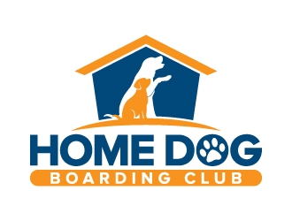 Home Dog Boarding Club logo design by jaize