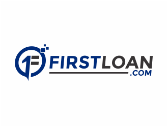 FirstLoan.com logo design by mutafailan