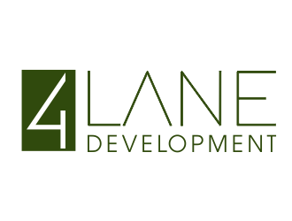 4 Lane Development logo design by JessicaLopes