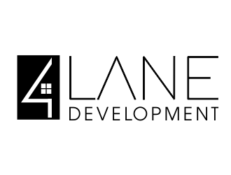 4 Lane Development logo design by JessicaLopes