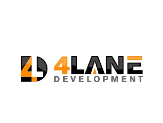 4 Lane Development logo design by MarkindDesign