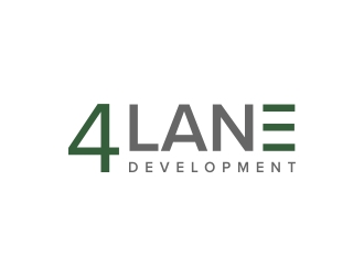 4 Lane Development logo design by excelentlogo