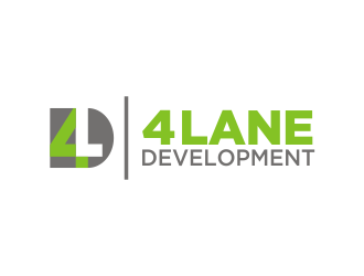 4 Lane Development logo design by mikael