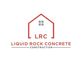 Liquid rock concrete construction  logo design by Franky.