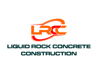 Liquid rock concrete construction  logo design by stark