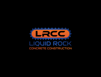 Liquid rock concrete construction  logo design by luckyprasetyo