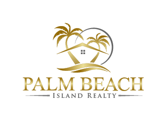 Palm Beach Island Realty logo design by THOR_