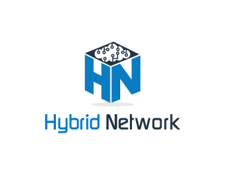 Hybrid Network logo design by mppal