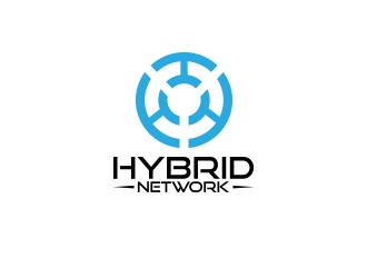 Hybrid Network logo design by sarfaraz