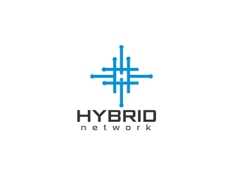 Hybrid Network logo design by mindstree