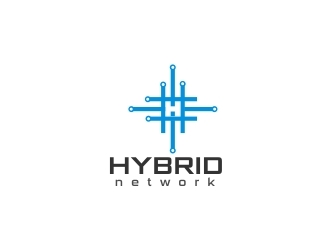 Hybrid Network logo design by mindstree