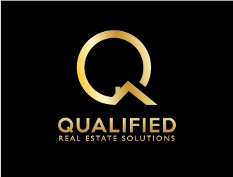 Qualified Real Estate Solutions logo design by alxmihalcea