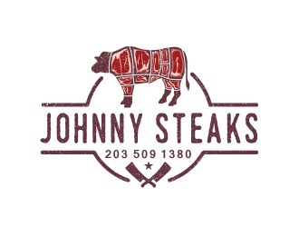 JOHNNY STEAKS  logo design by nexgen