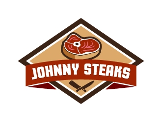 JOHNNY STEAKS  logo design by jaize