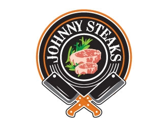 JOHNNY STEAKS  logo design by Gaze