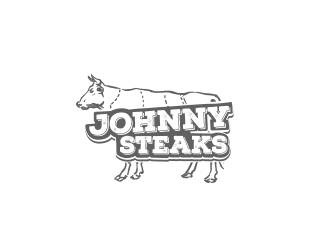JOHNNY STEAKS  logo design by adm3