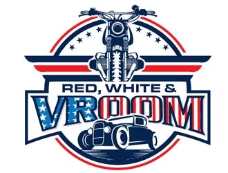 Red, White & Vroom logo design by shere