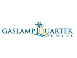 Gaslamp Quarter Hotel  logo design by logoguy