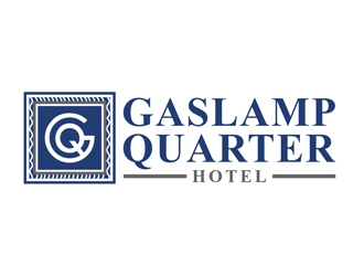 Gaslamp Quarter Hotel  logo design by Roma