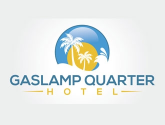 Gaslamp Quarter Hotel  logo design by LogoInvent