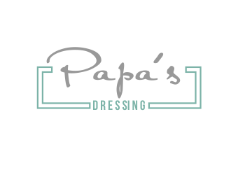 Papas Dressing  logo design by bosbejo