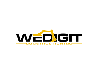 Wedigit Construction Inc. logo design by qonaah