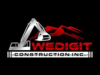 Wedigit Construction Inc. logo design by daywalker