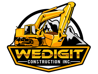 Wedigit Construction Inc. logo design by THOR_