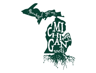 Michigan Roots Pottery Co. logo design by dhika