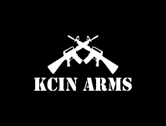KCIN ARMS logo design by oke2angconcept