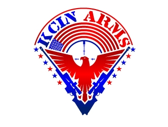 KCIN ARMS logo design by uttam