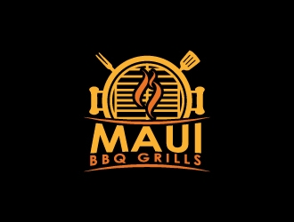 Maui BBQ Grills logo design by uttam
