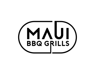 Maui BBQ Grills logo design by serprimero