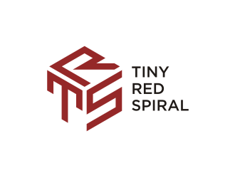 Tiny Red Spiral logo design by enilno