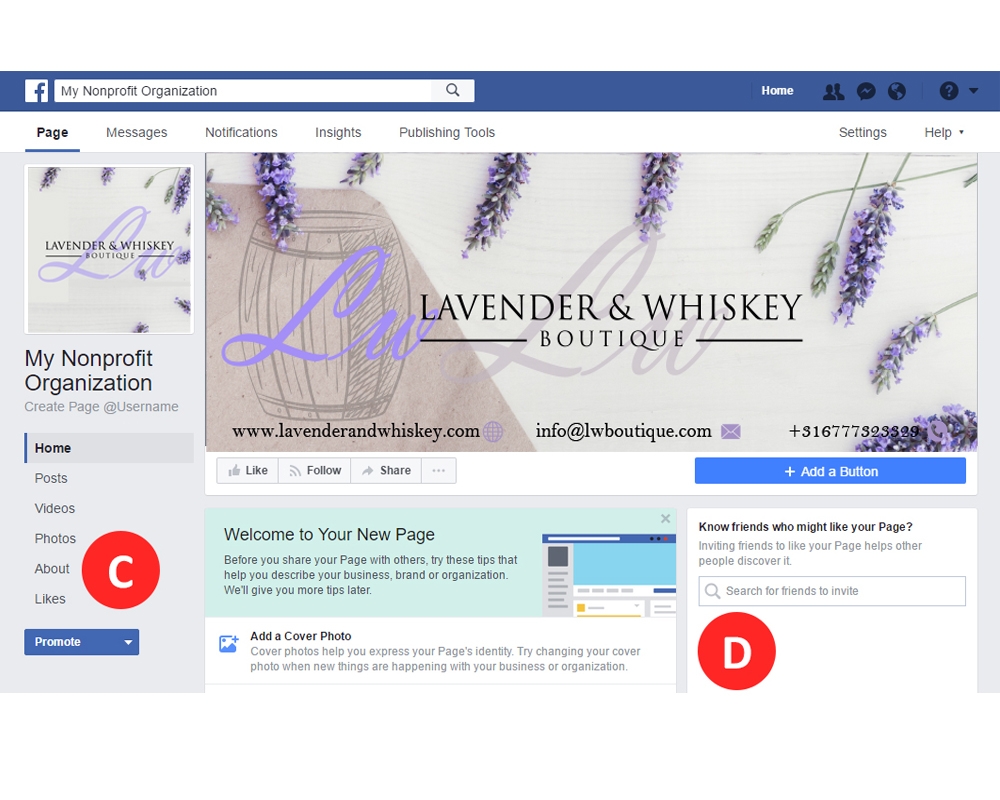 Lavender & Whiskey Boutique logo design by avatar