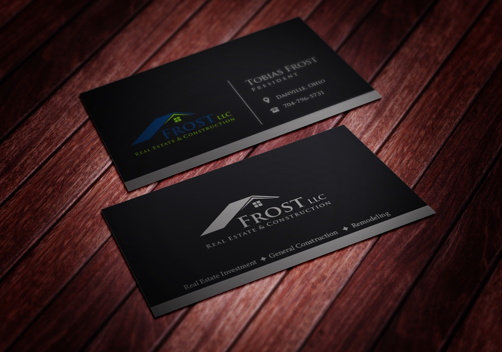 Frost Real Estate & Construction LLC Digital Design 48hourslogo