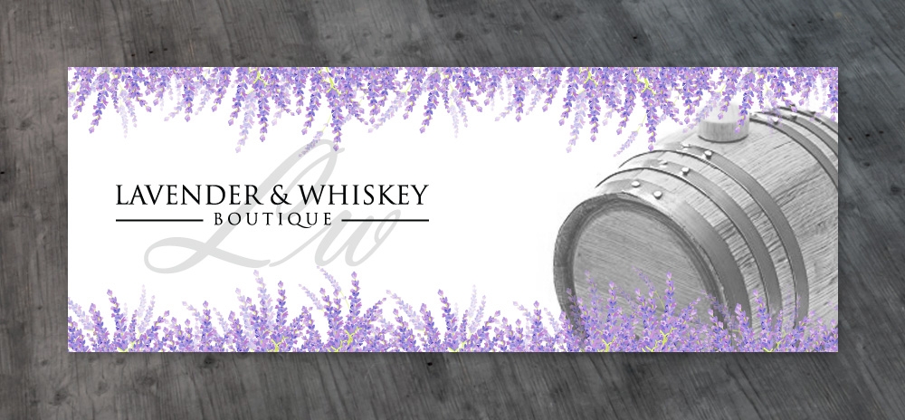 Lavender & Whiskey Boutique logo design by suraj_greenweb