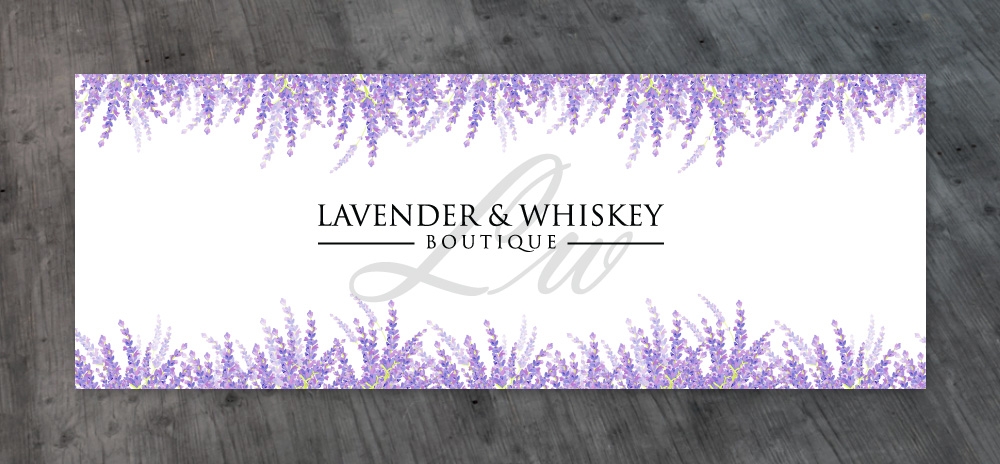 Lavender & Whiskey Boutique logo design by suraj_greenweb
