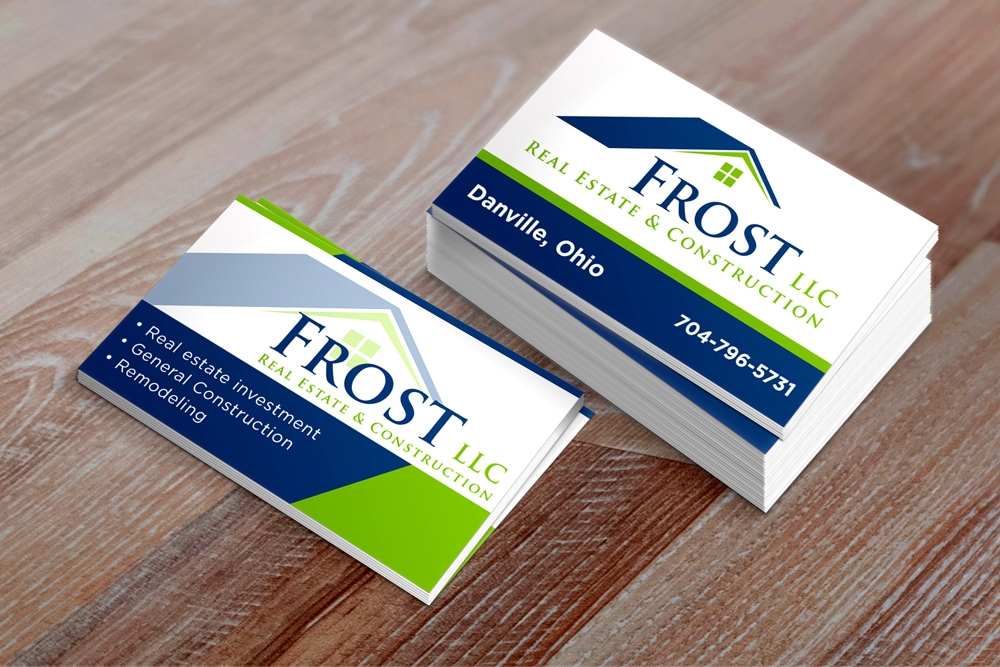 Frost Real Estate & Construction LLC Digital Design 48hourslogo