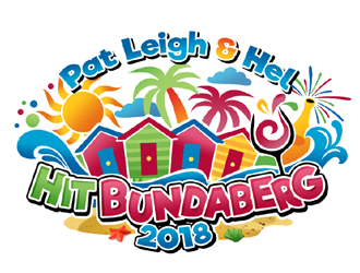 Pat Leigh and Hel hit Bundaberg 2018 logo design by ingepro