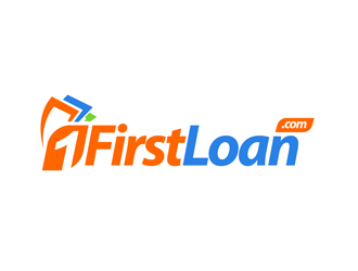 FirstLoan.com logo design by enzidesign