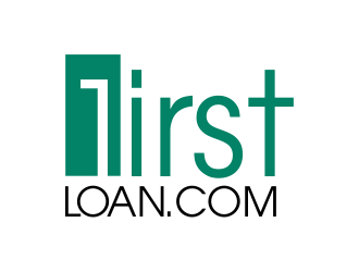 FirstLoan.com logo design by JessicaLopes