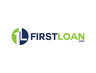 FirstLoan.com logo design by denfransko