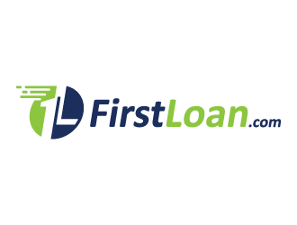 FirstLoan.com logo design by denfransko