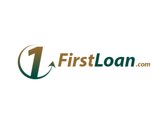 FirstLoan.com logo design by BeDesign