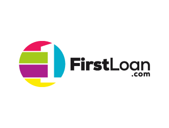 FirstLoan.com logo design by pencilhand