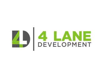 4 Lane Development logo design by mikael