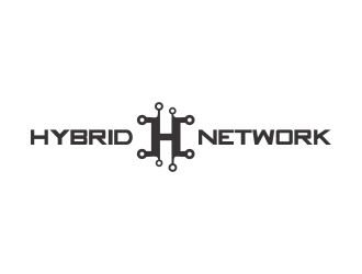 Hybrid Network logo design by GETT