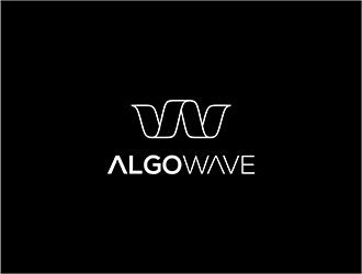 AlgoWave logo design by hole